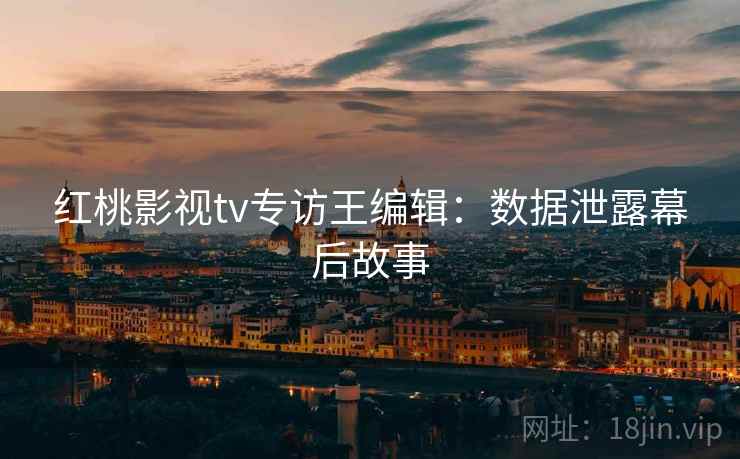 红桃影视tv专访王编辑：数据泄露幕后故事