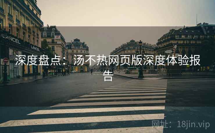 深度盘点：汤不热网页版深度体验报告